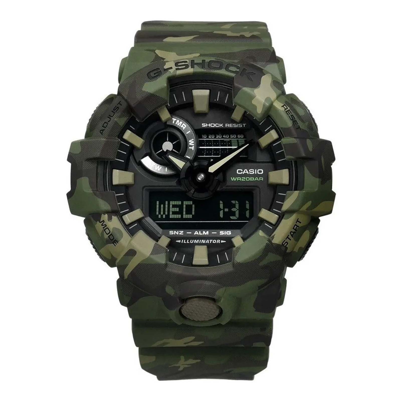 ساعت مچی کاسیو جی شاک casio Gshock مدل GA-700CM-3ADR