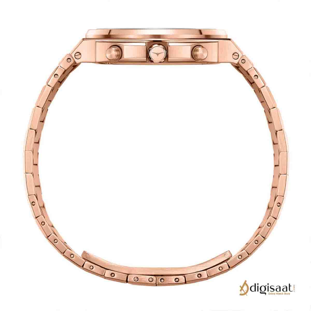 ساعت مچی مردانه کرنوگراف زینوو zinvo مدل Rival Chrono Rosegold