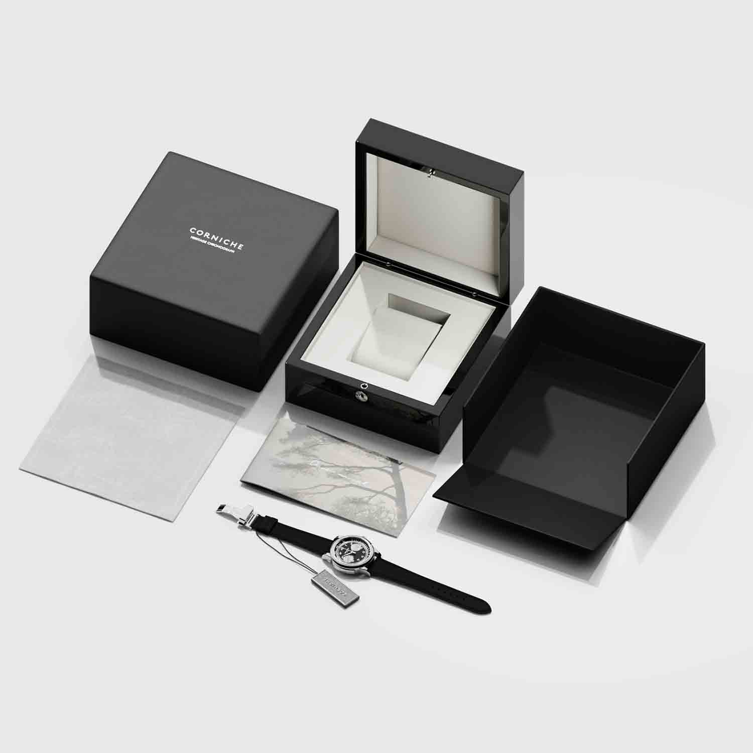 Corniche heritage chronograph Limited Edition Noir Blanc