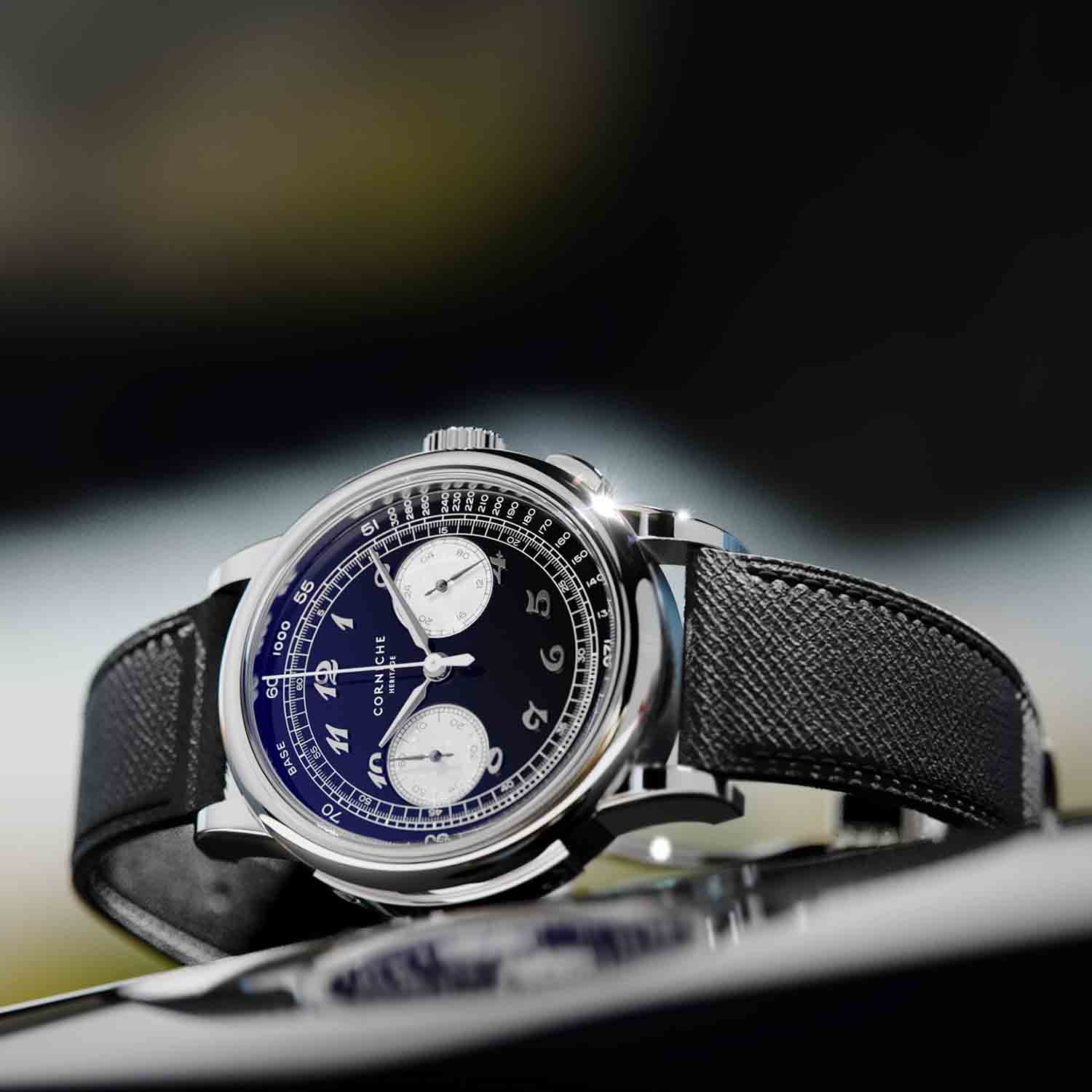 Corniche heritage chronograph Limited Edition Noir Blanc
