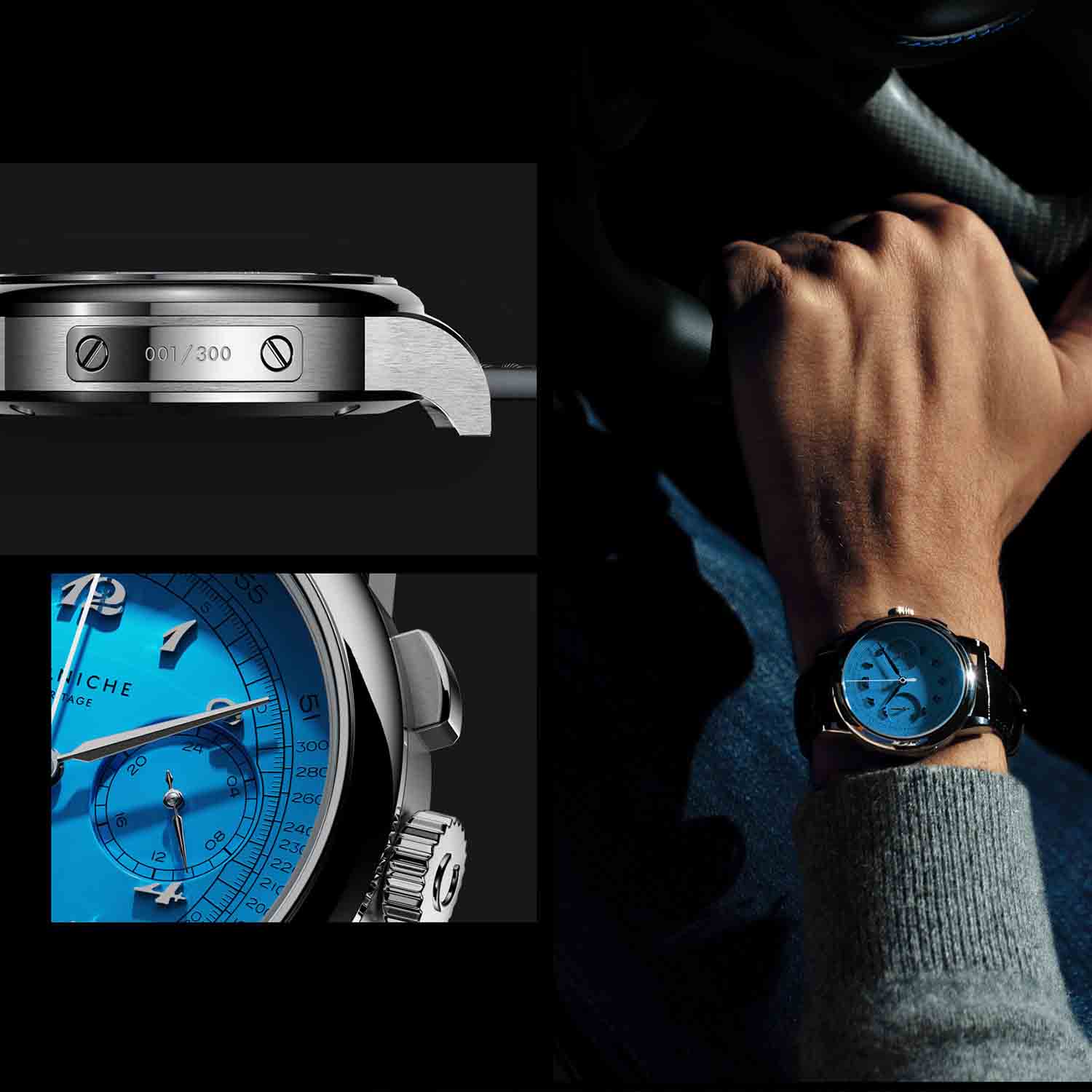 ساعت مچی مردانه کورنیش Corniche heritage chronograph Limited Edition Demande Spéciale VI	